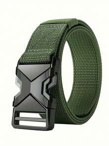 1pc/2pcs/3pcs New Tactical Belt, One-Click Quick Release Casual Utility Belt, Multi-Function Outdoor Hiking Training Nylon Waist Strap - X - View 6