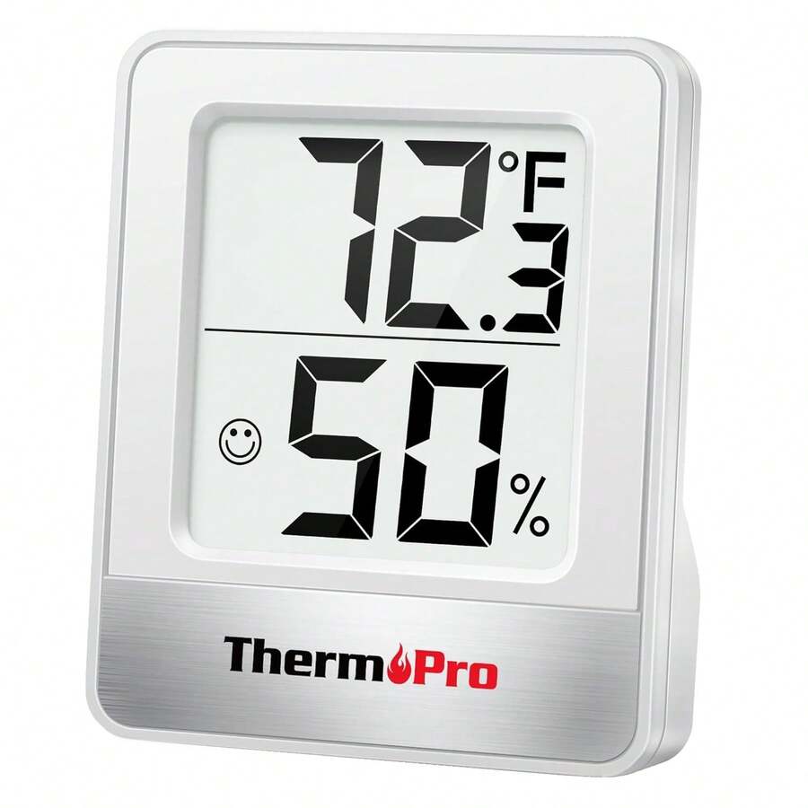 ThermoPro TP49 - Termómetro digital para interiores con monitor de temperatura y humedad, mini termómetro higrómetro - 1 - Ver 1