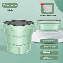 Foldable Washing Machine For Underwear, Mini Portable Washing Machine For Socks - Mint Green - View 5