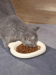 糖果色猫狗食盆，卡通设计 - 防滑，适合狗和宠物 - 适用于干湿食物/水，易于清洁，防漏，适合干粮、零食和罐装湿粮 - 彩色 - 查看 2
