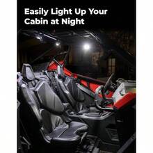 UTV - Luces interiores compatibles con RZR Can Am Talon Carrito de, barco, todoterreno, trabajo para barra enrollable de 1.25 a 2 pulgadas 2 unidades - 2 - Ver 2