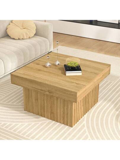 Moderne Wooden Nesting Tafel Set Pieces Round Coffee Tables Side In Sc inavian Space Saving Versatile, Stable MDF/PB Construction view 6