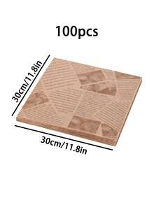 100/50 tờ Giấy nến, Giấy nến, Giấy gói bánh sandwich, Vật dụng làm bánh (Vị trí của hoa văn không đối xứng và ngẫu nhiên) Lý tưởng cho các bữa tiệc, ngày lễ Halloween và Giáng sinh, Trang trí Giáng sinh, Trang trí Halloween - Nhiều màu - Xem 19