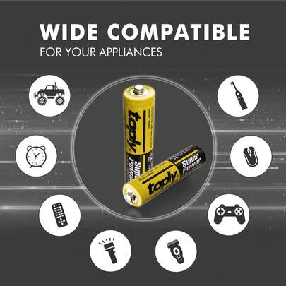 60 viên pin AAA/AA cỡ 7/5 dùng một lần, pin AA 1,5V dùng cho đèn dây LED, đồ chơi, điều khiển từ xa, đồ gia dụng, micro, đồng hồ, tương thích với đèn Giáng sinh