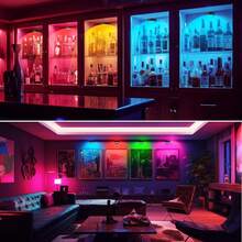 1/3/6 Stücke kabellose Metall Wandkunst LED Bildleuchten, mit magnetischer kabelloser Wandlampe, Lichterketten, Lampen, LED-Leuchten, Nachtlicht, Beleuchtung, Buchleuchte, LED-Leuchten für Räume - einstellbare Farbtemperatur, Timer, Fernbedienung und Taststeuerung - perfekt für Galerien, Treppen, Flure