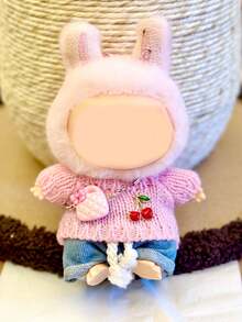Doll Clothes For Labubu Labubu Outfit Sets, Suitable For 17cm Doll Clothes/Accessories, Doll Collection Wardrobe, Labubu Doll Bag And Accessories, Cloth Doll Costumes - Multicolor - View 3