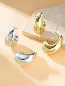 4-18 件/套女士个性化时尚优雅耳环套装，适合休闲、派对、旅行、海滩、生日礼物搭配服装