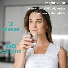 Filtro de Agua para Longlast, Filtros de Repuesto de Larga Duración para Jarras y Dispensadores, Blanco, 3 Piezas - 1 - Ver 4