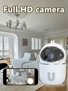 1080P WiFi Camera (Plug-In) | InstaVision App | Two-Way Talk | IR Night Vision | Motion Detect | Pan/Tilt | AI (Subscription) | 2.4G - White - View 2