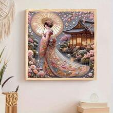 1 Bộ tranh kim cương Geisha 5D quyến rũ - Thiết kế thủ công nghệ thuật kim cương tự làm Hoàn hảo cho phòng khách Phòng ngủ Trang trí nhà cửa Món quà sinh nhật tình bạn bất ngờ Không khung 30cm * 30cm/11,8in * 11,8in - Nhiều màu - Xem 9