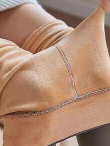 220g toamna și iarna îngroșate ciorapi termici dresuri pentru femei calde, elastice, translucide, cu talie înaltă, colanți translucidi [1 buc]