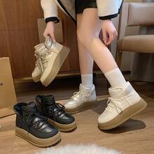 Women Snow Boots - Khaki - View 5