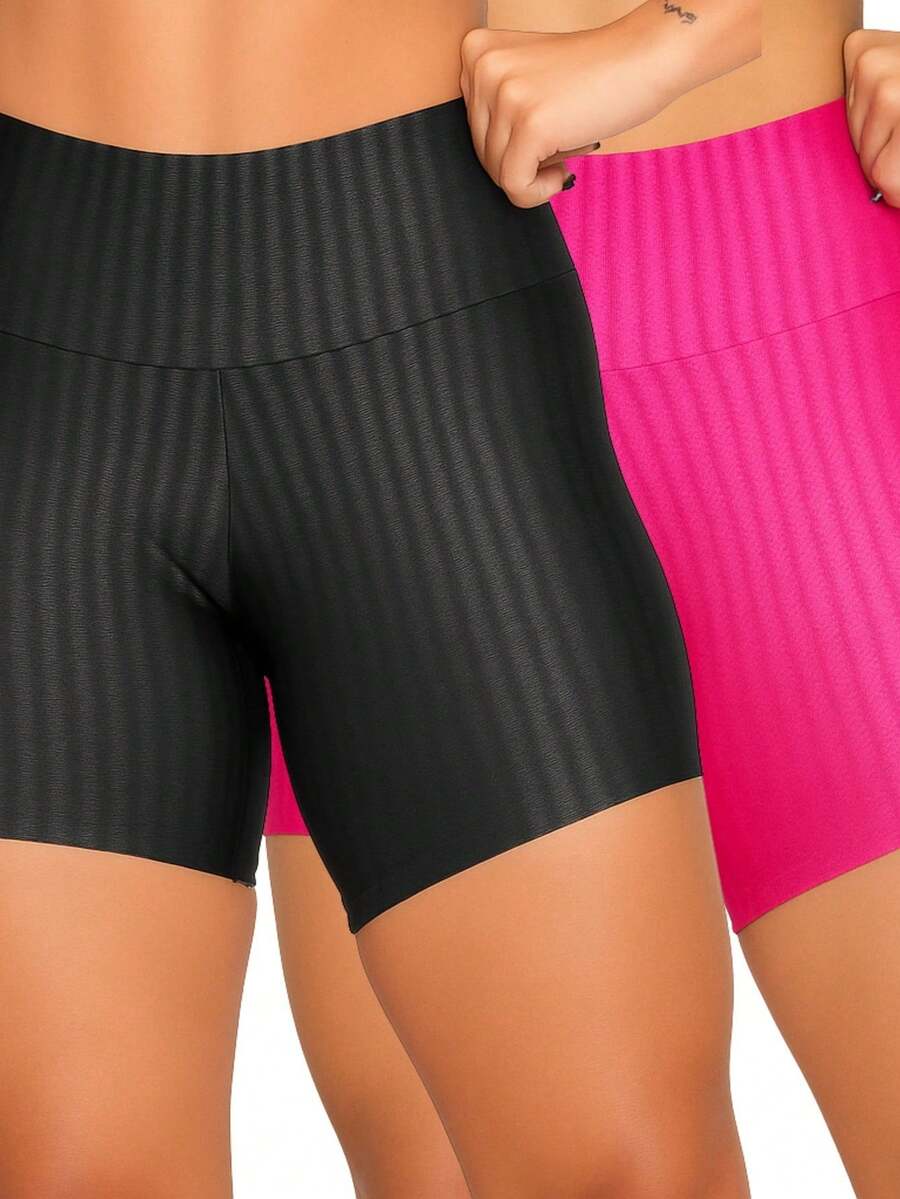 Women's 3D Basic Spring Summer Gym Shorts Kit - POR ESO +ROSA - Ver 1