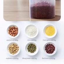 Leak-Proof Airtight Storage Container - Insect-Proof, Portable Square Tank For Rice, Grains, Nuts & Flour | Essential Kitchen Organizer