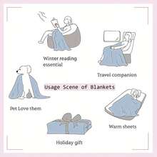 Humorous Lover Throw Blanket - Cozy Flannel, All-Season, Washable - Women Moms - Colorful Quotes & Illustrations, Blanket280gsm Room Decor Home Essentials Decor Bedroom