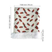 Sugar Gliders Sleeping Pouch Bag,Winter Warm Hamster Hideout Pouch Small Animal Cave House Plush Nest Bed Pocket Pet Carriers Bag, Pet Warm Comfortable Nest Bed For Hedgehog Guinea Pig Hamster Rat Ferret Hamster Squirrel And Other Small Animal Beds