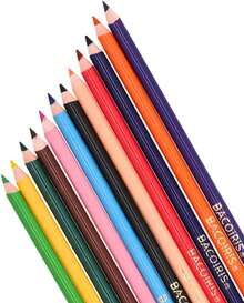 | Bacoiris Lápices de Colores Largos Redondos con Punta 3.3mm - Caja con 12 Colores - 1 - Ver 3