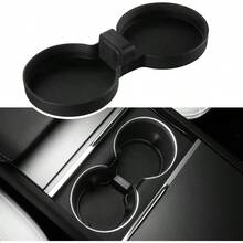 2024 2025 - Alfombrilla para consola central de TPE modelo 3 para accesorios interiores modelo 3 Highland - Portavasos - Ver 1