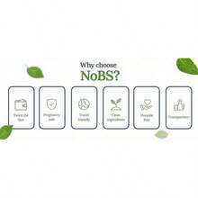 NOBS (No Bad Stuff) Toothpaste Tablets - Nano Hydroxyapatite, Fluoride & Plastic Free, E.C.O & Travel Friendly - Remineralize With NHA (3 Month) - Mặc định - Xem 6