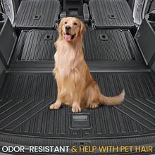 - Tapete de carga con respaldo para Atlas 2018 - 2024 2025 no apto para Sport forro de carga TPE para todo tipo de clima tapete de carga con respaldo - Alfombrilla de carga con respaldo - Ver 5