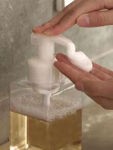 2pcs/1pc Foaming Dispenser, Shampoo, Hand Wash, Face Wash Mousse Foam Bubble Refill Bottle, Bathroom Storage Foaming Soap Dispenser, Foaming Bottle, 450ml/250ml Large Capacity Refillable Foaming Bottle For Body Wash, Shampoo, Suitable For Travel, Pool, Beach