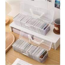 Transparent Handheld Storage Box, Plastic Portable Handheld Jewelry Box, Used For Storing Necklaces, Earrings, Rings, Bracelets - Multicolor - View 7