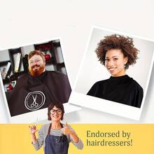 Hairstylist Salon Anti-Static Non-Stick High-End Salon Cloth - Black - View 6