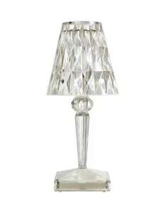 Lámpara de cristal de diamante táctil - luz blanca - Ver 1