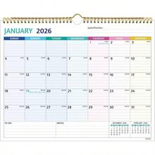 2026 Wall 2026, 14.57 11.42, 2026 U2013Dec 2026, Months 2025 - 2026, Monthly With Ruled Blocks, Thick, - - 最初的 - 查看 2