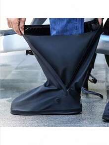 1 Pair Rain Shoe Covers, Waterproof, Anti-Slip, Thick , Outdoor Cycling, Suitable For Men & Women Insulation,Galentines,Puppy,Carnival,Party Decorations