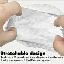 SOKANY 50 PC/100 PC，一次性吸尘器滤芯滤网盖，吸尘器无纺布过滤器配件。非常适合家用和办公室吸尘器，吸尘器配件-通用。 - 白色 - 查看 6