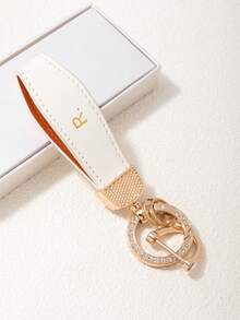 1pc Letter R Keychain, Fashionable Minimalist Car Key Chain, Bag Pendant, Key Holder, Multiple Colors Available, Ideal Small Gift For Friends, Family, And Partners Christmas