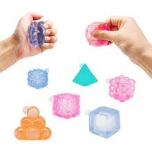 Latest Hot-Selling 3D Geometric Foam Bead Squeeze Stress Relief Toy Set, Random Delivery - Multicolor - View 8