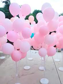 70/100/130/160厘米气球拱门支架套装，包含带自粘底座的桌面气球支架、气球柱支架、气球配件，适用于婚礼、生日装饰、生日派对、周年纪念日（不含气球）