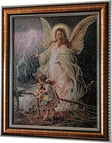 Cuadro Religioso del Ángel de la Guarda – 30 x 25 - 1 - Ver 2