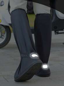 1 Pair Rain Shoe Covers, Waterproof, Anti-Slip, Thick , Outdoor Cycling, Suitable For Men & Women Insulation,Galentines,Puppy,Carnival,Party Decorations