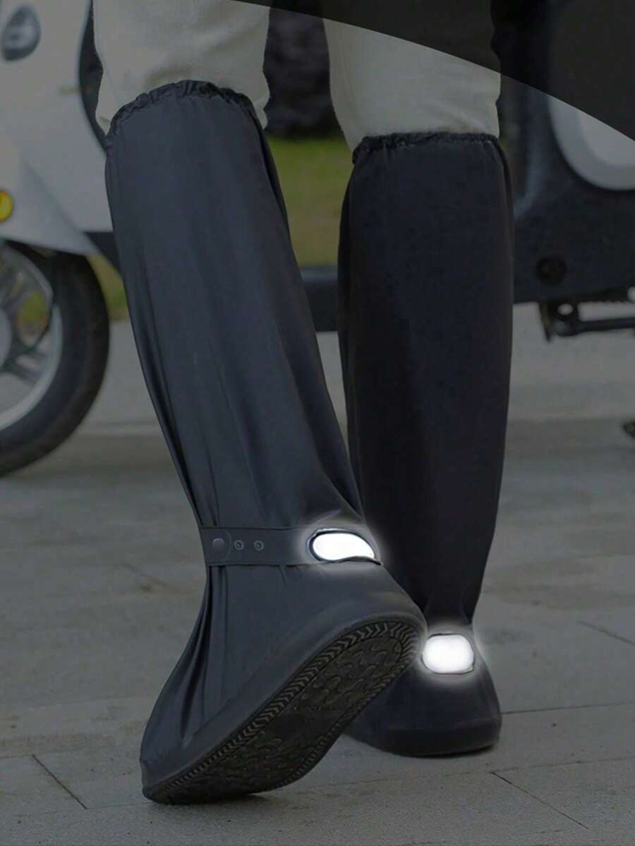 1 Pair Rain Shoe Covers, Waterproof, Anti-Slip, Thick , Outdoor Cycling, Suitable For Men & Women Insulation,Galentines,Puppy,Carnival,Party Decorations