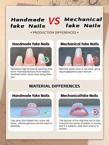 10pcs Oval Shaped Glitter French Manicure With Handpainted Cat Eye, Black Polka Dots & White Rhinestones Nail Stickers, Suitable For Dates, Parties, Concerts - Reusable, Comes With Mini Cuticle Pusher