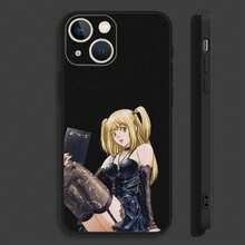 Custodia per telefono Anime Mass D- compatibile con 16, 15, 14, 13, 12, 11, Pro, Max, Plus, Mini, X, XS, XR, 8, 7, 6, S, SE, in morbido colore nero - Z2 - Visualizzare 7