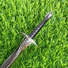 6.7inch 17cm Metal Katana Model Anime Cosplay Accessories Prop Real Size Japanese Katana Damascus Sword Original Samurai Sabre Iron Knife Black Sabre Medieval Sword Steel Blade Figure Model Gift