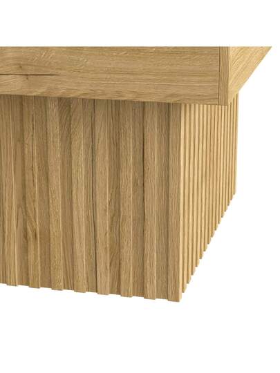 Moderne Wooden Nesting Tafel Set Pieces Round Coffee Tables Side In Sc inavian Space Saving Versatile, Stable MDF/PB Construction view 11