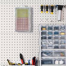 Battery Storage Organizer Case, Battery Vault Box Holder Container For 134pcs AA AAA Batteries, Garage Organization Carrying Bag Fits Home Kitchen Warehouse (Batteries Not Included) - 無色 - 查看 4