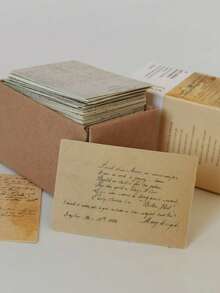 100pcs/Pack Vintage Forest Animal & Insect Mini Memo Notes, Double-Sided Decorative Paper, Scrapbooking Supplies, School Stationery, Retro English Phrases, Floral, Butterfly, Journaling, DIY Background Material - Multicolor - View 6