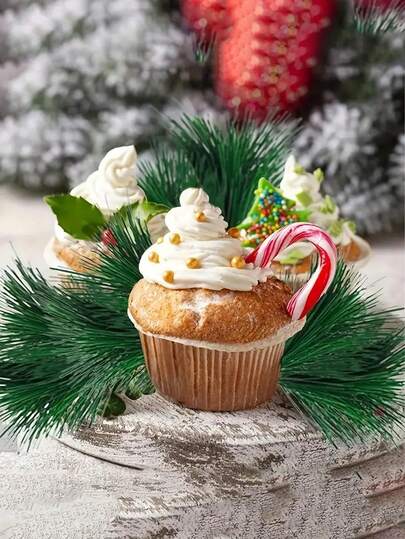 Artificial Pine Needles - Vibrant Green, Realistic Textures, Ideal For Christmas Wreaths And Wreath Decorations, Holiday Handicraft Accessories, And Checkered Christmas Decorations. Suitable For Christmas Tree Decoration, Thanksgiving Decoration, Outdoor Christmas Decoration, Holiday Celebration Decoration, Simulated Leaf Materials, Plastics, Sturdy Materials, Decorative Plants, And Home Decorators