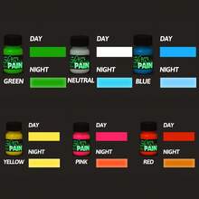 20ml X 6 Glow In The Dark Acrylic Paint Set – Night Glow Art Paint For Rock Painting, Canvas, And Decorations