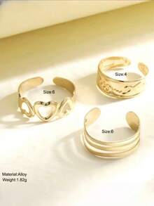 3pcs Heart & Star Shaped Anklets, Vacation Beach Summer Date Gift Casual Party Accessory