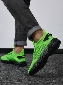 Zapatos deportivos casuales transpirables para hombres, prácticos y versátiles para todas las estaciones - 801 Verde - Ver 8