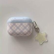 Ins简约撞色格子波点3耳机盒Pro2保护套新款4新鲜苹果无线蓝牙2.0小众 - 彩色 - 查看 15