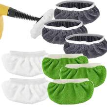 Paños de microfibra universales para limpiador de vapor de mano, almohadillas para mopa de vapor lavables, accesorios para limpiador de vapor, accesorios para vaporizador