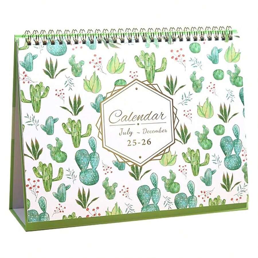 Desk Calendar 2025-2026,Standing Desktop Calendars, Desktop Calendar 18 ...